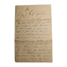 1875 Ireland Letter Cloughtagal Enniskillen Fermanagh Bryson Family picture