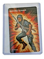 1982 Hasbro GI Joe Card Game Machine Gunner - Rock N Roll picture