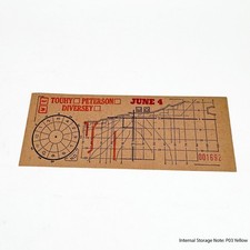 Vintage Chicago Surface Lines Transfer Ticket - Touhy Peterson Diversey June 4 picture
