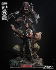 Predator & Dutch with gun  Resin Sculpture Statue Model Kit Unpainted/Unassemble picture