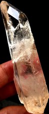 70g 1PC Himalayan RARE RAW Natural Lemurian Quartz Lemuria Crystal Point  u147 picture