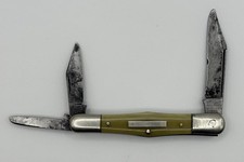 Vintage Hibbard Spencer Bartlett 3-Blade Swell-Center Congress Pocket Knife 2431 picture