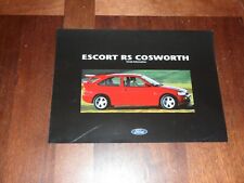 1992 1993 German Ford Escort RS 2000 Dealer Showroom Brochure Mark 5 picture