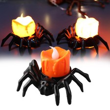 Halloween Festival Atmosphere Creative Halloween Spider Candlestick Ornaments picture