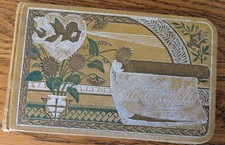 Antique Autograph Book from 1880s Oregon area (Minnie Henton's book) picture