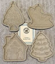 Vintage Brown Bag Cookie Art Christmas Collection 4 molds Rare Limited Edition picture