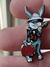 Hunter S Thompson Bugs Bunny Enamel Lapel Happen Drug Case Gonzo Journalism picture