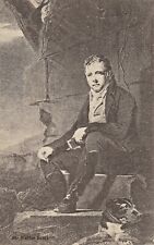 Vintage Postcard FAMOUS PEOPLE  SIR WALTER SCOTT   UNPOSTED picture