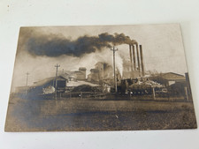 Industrial Factory Scene RPPC Postcard picture