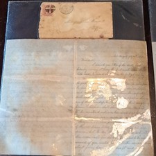 Civil War Original Handwritten Letters & Envelopes Tiffin Ohio Militaria picture