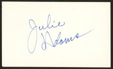 Julie Adams d2019 signed autograph 3x5 card Actress: Black Lagoon Creature R021 picture