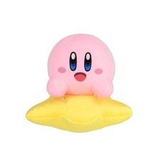 Kirby Air Riders Plush Kirby & Warp Star Stuffed Toy / Nintendo Official New picture