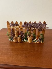 BYERS CHOICE 2010 Wooden Duck Exclusive Wine Fence - Awesome picture