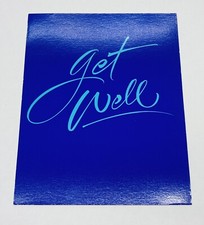 Vintage Hallmark Get Well Card “Hoping You’ll Get Back Very Soon” P4 picture