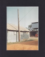 8X10 Matted Print Picture VTG Photo: William Eggleston, Plains Georgia 1976 picture