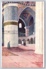 Antique Turkiye Postcard ISTANBUL Constantinople Mosque Ahmed 1910 picture