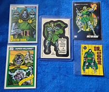 Marvel Super-Villains Doctor Doom 1976 Sticker. +1990, 91 & 92 Lot. picture