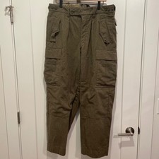 Vintage 1963 West German Military Wool Field Cargo Trousers Schilling OHG 32x28 picture