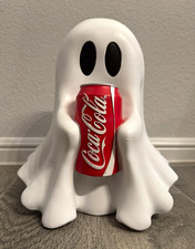 NEW Official Coca-Cola Halloween Ghost Holding Coke Viral TikTok HomeGoods 12” picture