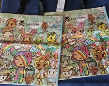Lot of (2) Tokidoki 2020 HAWAII COLLECTION 2020 VINYL TOTE 1x NWT 1x Used picture