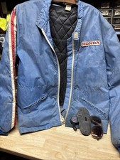 Honda Jacket 1970’s / Honda Shade with Honda Air Gauge. Closet Find Very Rare picture