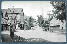 764  Vintage 1910 Postcard Main Street Newmarket NH picture