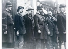 1916 Boston Police Arrest Reds Roxbury Anarchists Glass Plate Negative OOAK picture