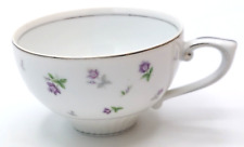 AMCREST Vintage China NANCY Small Purple Flower Design Tea Cup Coffee Made JAPAN picture