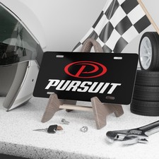 Pursuit Boats Logo Vanity License Plate Marine Fishing Car Tag USA picture