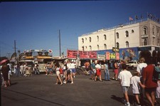 SL39 Slide 1992 Venice Beach California Boardwalk 935a picture