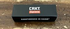 SUPREME/ CRKT CEO MICROFLIPPER POCKET KNIFE SS24  RED (100% AUTHENTIC) BRAND NEW picture