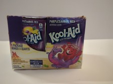 LOT x 48 packets Kool-Aid PURPLESAURUS REX grape lemonade flavor drink mix CASE picture