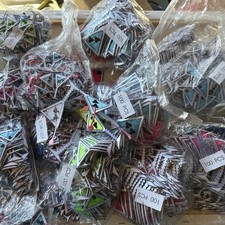 Lot Of 100 Random All Neon Cocktail Bar Pub Iron On Patches Appliqué Embroidered picture