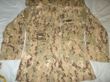 NSW Naval Working Uniform Shirt Blouse Jacket Coat USA Made AOR2 Sea Bees CB SOF picture