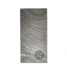 The BEST Beskar Ingot Prop Replica - REAL Damascus Steel - Full Size and HEAVY picture