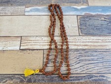 108 Bead Rudraksha Mala– Natural Prayer Beads for Meditation, Japa & Yoga Rosary picture