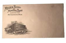 MEDEA HOTEL MINERAL BATHS MT CLEMENS MICHIGAN ENVELOPE UNPOSTED picture