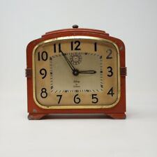Vintage Eskay By Gilbert Art Deco Style Wind Up Alarm Clock (Needs Repair) picture