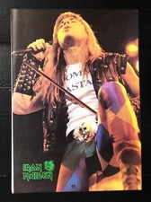 C754 Iron Maiden Vintage Thailand ONLY 1 COLOR PAGE MEGA RARE picture