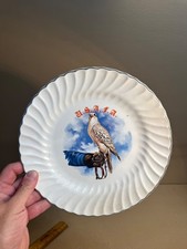 [U.S.A.F.A.] UNITED STATES AIR FORCE ACADEMY, Collector Ceramic Plate, 1960's yr picture