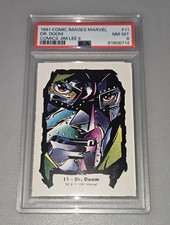 1991 Marvel Comic Images Jim Lee II Dr Doom #11 / PSA 8 picture
