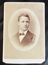 US House Of Reps Buffalo NY Peter A Porter Yale 1872-73 Football Cabinet Card picture