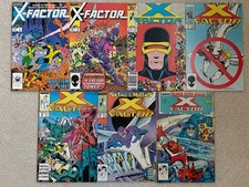 X-Factor set of 7 issues #1 2 10 15 23 24 Ann 3 1986-1988 1st Archangel picture