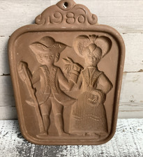 Vintage Hartstone Cookie Mold George and Martha Washington picture