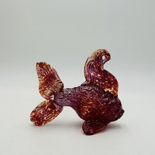 Japanese Goldfish Ryukin Figurine Blown Glass Craft Art Hand Interior Aquatic picture