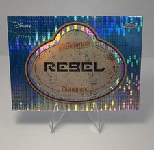 2025 Topps Disneyland 70th Anniversary Character Nametags SW Rebel #26/70 SSP picture