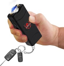 FIGHTSENSE SelfDefense Mini StunGun 400BV Rechargeable W/LED Flashlight,Keychain picture