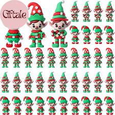30 Pcs Velvet Christmas Mini Elf Figures Tiny Hideable Elf and Gnome Figures Hol picture