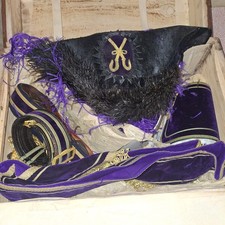 IOOF Odd Fellows Antique Fraternal Lodge Regalia Vestments Robes Original Case picture