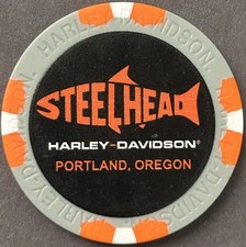 Harley Davidson Wide Print Poker Chip from Steelhead HD in Portland, Oregon  NEW picture